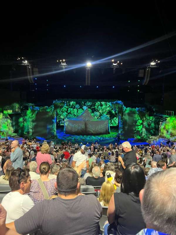 Tuacahn Amphitheater, section: Center, row: BB, seat: 121