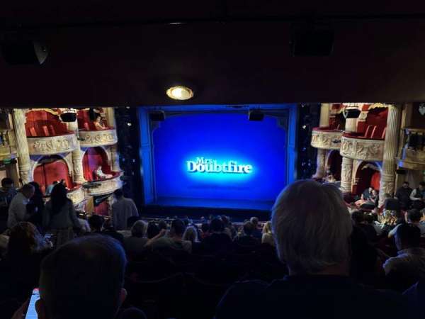 Shaftesbury Theatre, section: Royal Circle, row: L, seat: 13