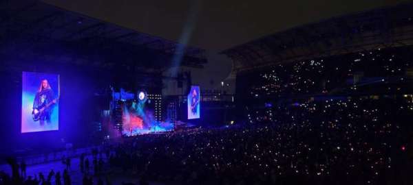 BMO Stadium, section: Field Club C, row: Q, seat: 18