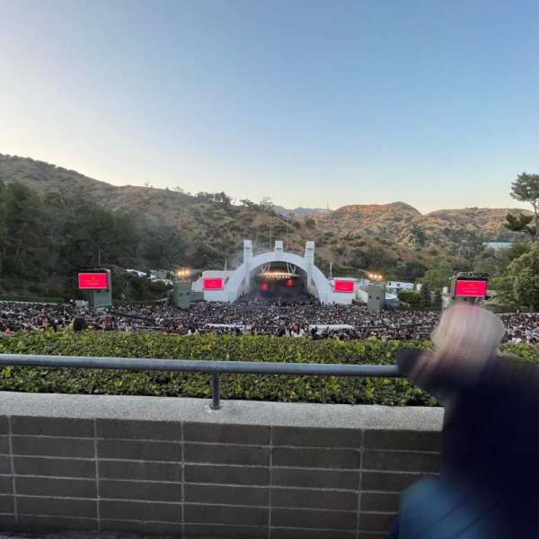 Hollywood Bowl, section: S, row: 2, seat: 8