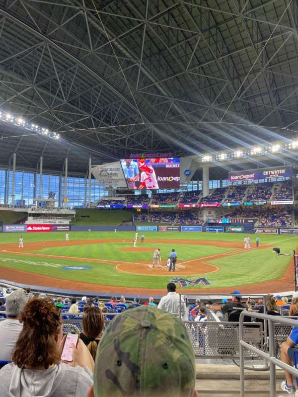 LoanDepot Park, section: 16, row: E, seat: 1