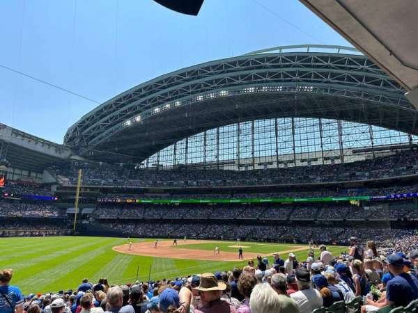 American Family Field, section: 128, row: 25, seat: 1