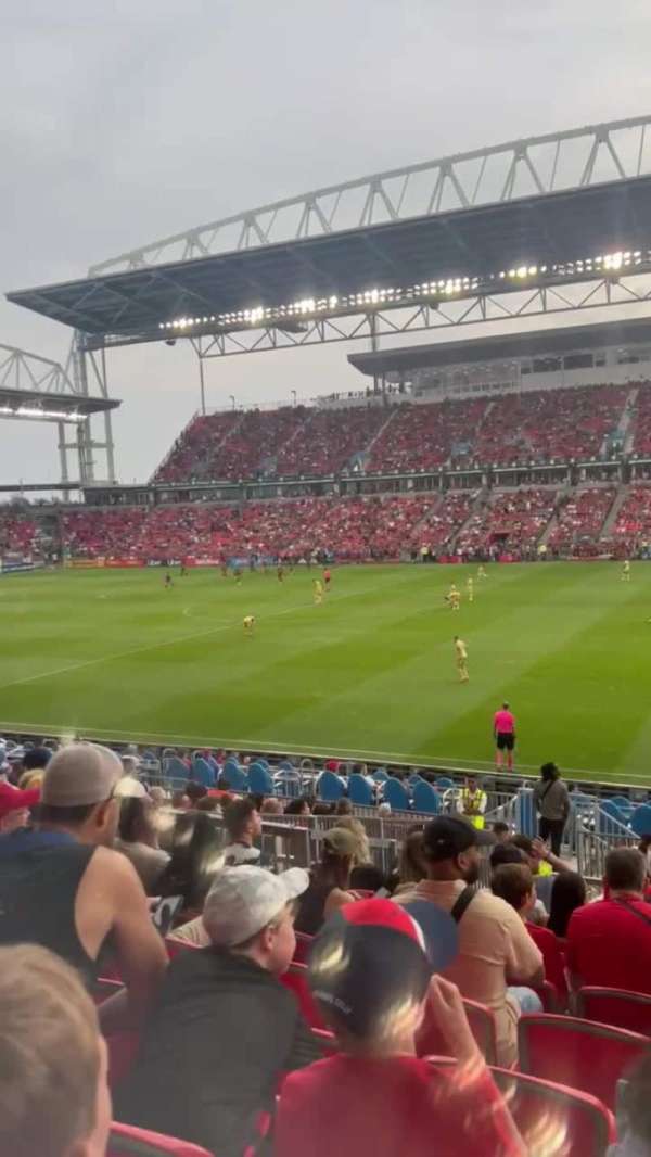 BMO Field, section: 106, row: 18, seat: 07
