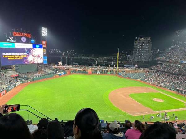 Oracle Park, section: VR327, row: 6, seat: 18