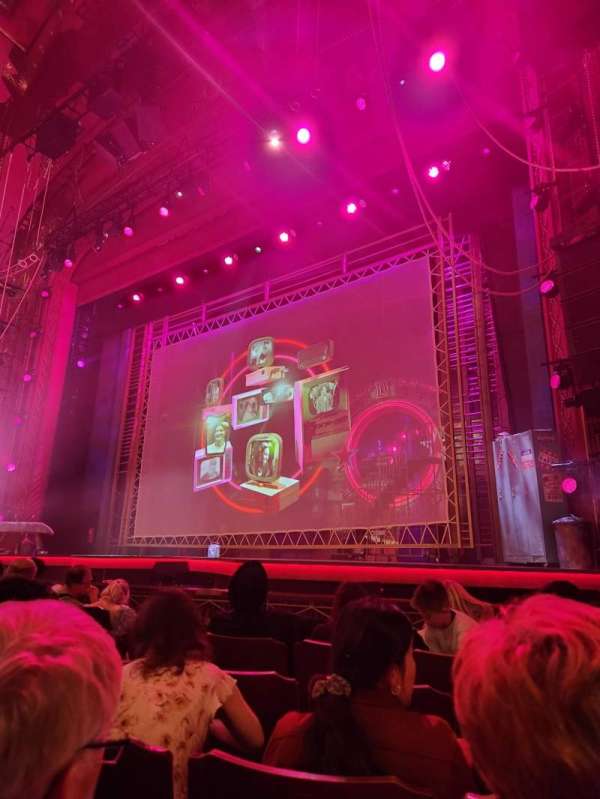 Dominion Theatre, section: Stalls, row: F, seat: 8