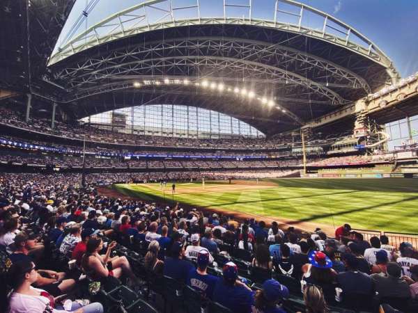 American Family Field, section: 108, row: 11, seat: 1