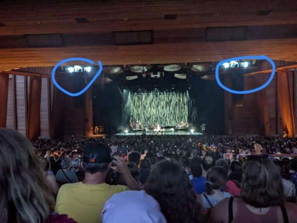Filene Center, section: Rear Orchestra C, row: OO, seat: 115