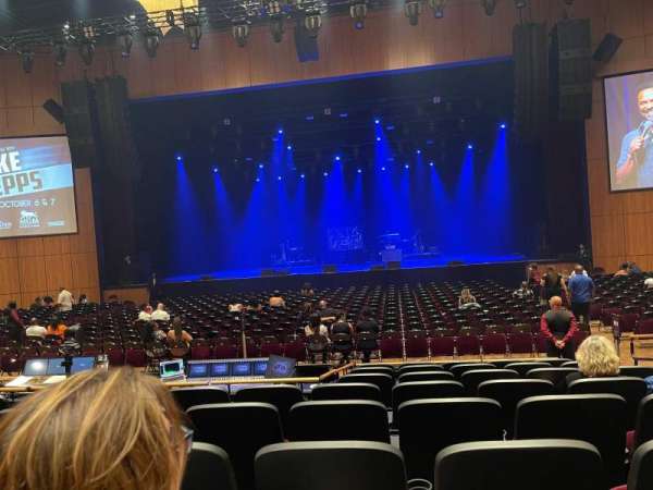 The Theater at MGM National Harbor, section: 103, row: H, seat: 4