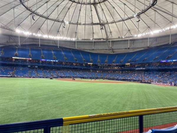 Tropicana Field, section: 149, row: V, seat: 4