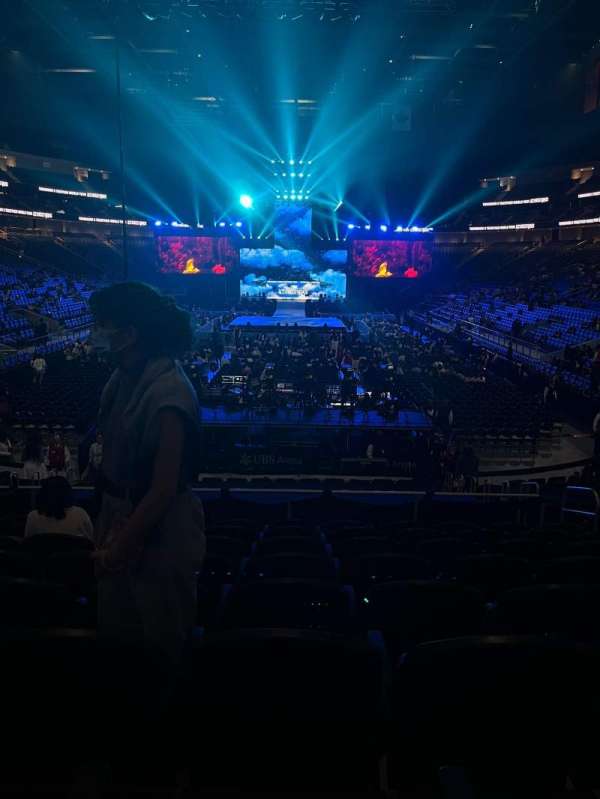 UBS Arena, section: 109, row: 17, seat: 6