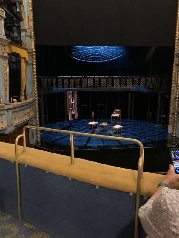 Harold Pinter Theatre, section: Dress circle, row: B, seat: 14