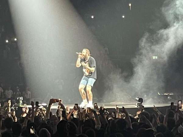 The O2, London, section: 111, row: 1