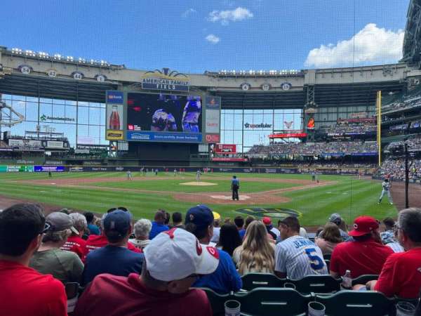 American Family Field, section: 118, row: 10, seat: 13