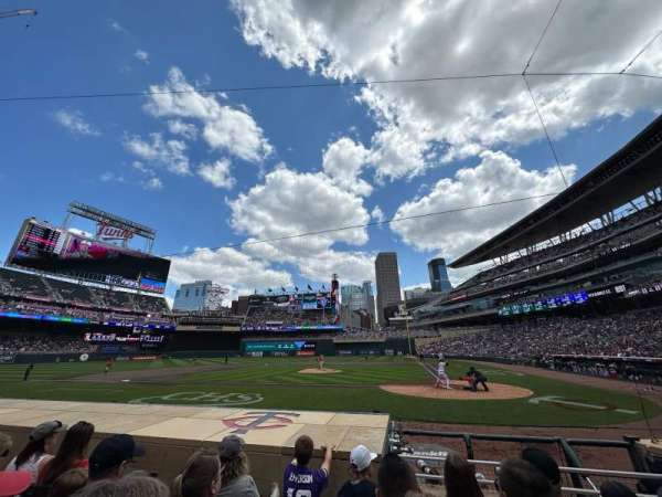 Target Field, section: 11, row: 8, seat: 8