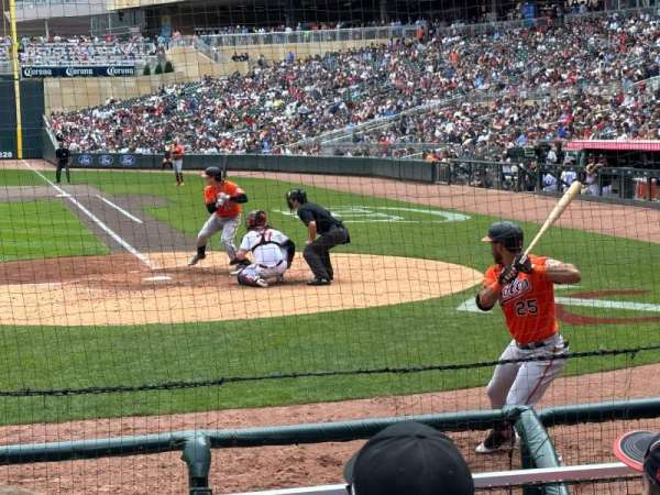 Target Field, section: 11, row: 8, seat: 8