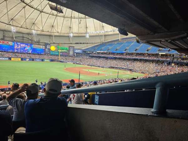 Tropicana Field, section: 131, row: TT, seat: 35
