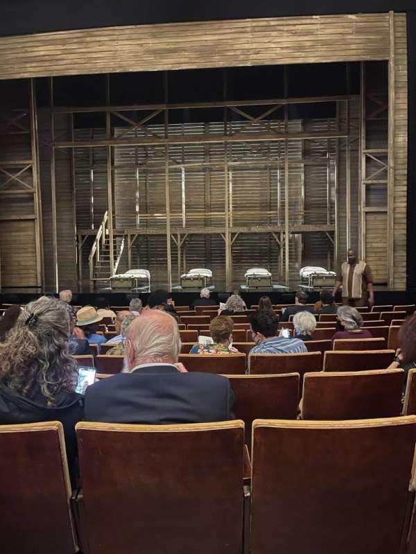 Ahmanson Theatre, section: Orchestra, row: J, seat: 19