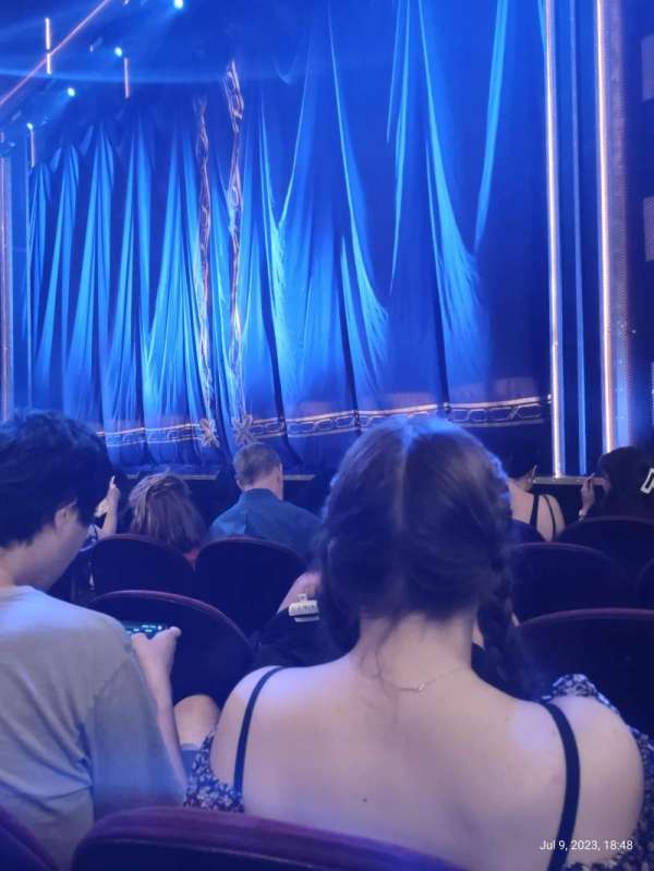 Lena Horne Theatre, section: Orchestra R, row: D, seat: 12