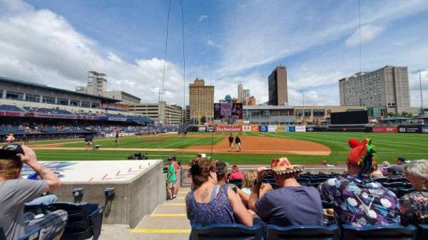 Fifth Third Field, section: 116, row: J, seat: 21