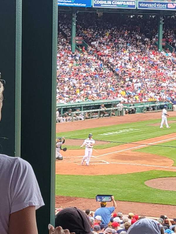 Fenway Park, section: Grandstand 15, row: 5, seat: 23