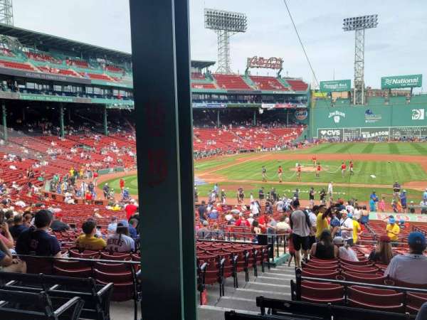 Fenway Park, section: Grandstand 15, row: 5, seat: 24