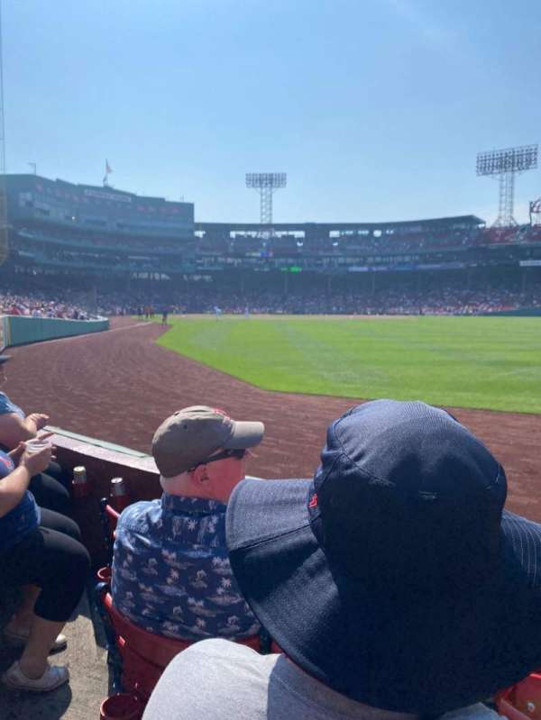 Fenway Park, section: Right Field Box 2, row: E, seat: 15
