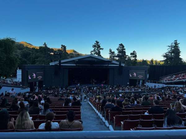 The Greek Theatre, section: C Left, row: A, seat: 21