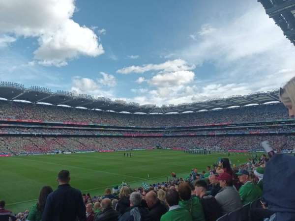 Croke Park, section: 335, row: AA, seat: 13