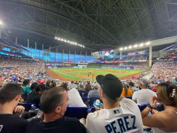 LoanDepot Park, section: 14, row: G?, seat: 4