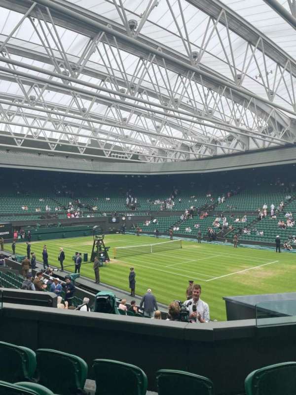 Wimbledon, Centre Court, section: 202, row: D, seat: 28