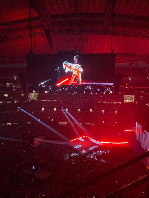 AT&T Stadium, section: 412, row: 9, seat: 3