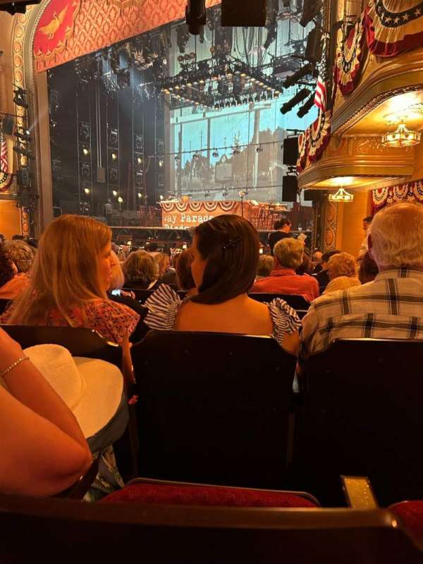 Bernard B. Jacobs Theatre, section: Orchestra R, row: N, seat: 26