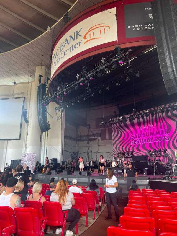 PNC Bank Arts Center, section: 101, row: M, seat: 2-4