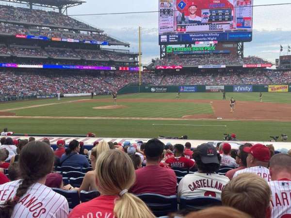 Citizens Bank Park, section: 116, row: 14, seat: 10