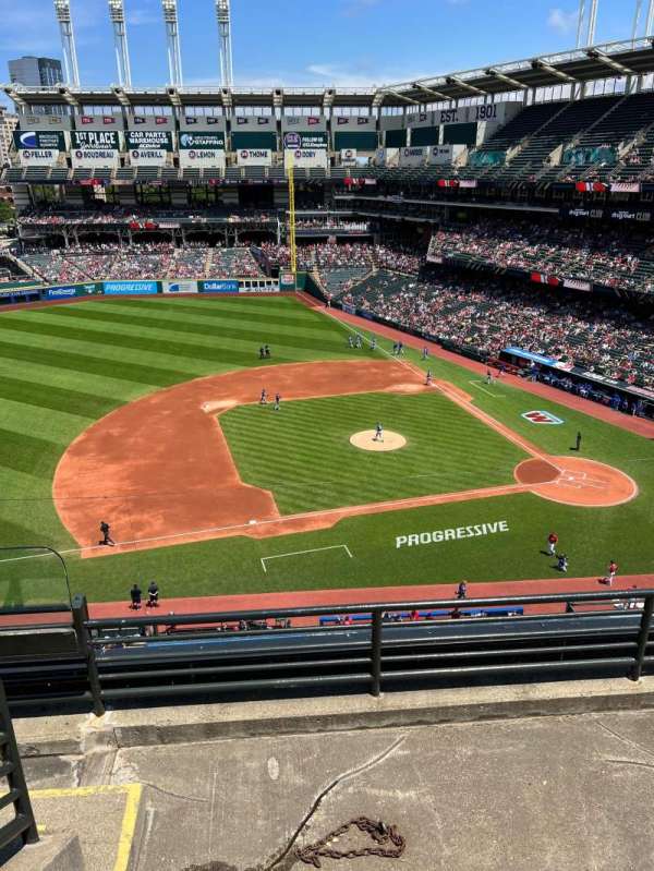 Progressive Field, section: 463, row: D, seat: 7