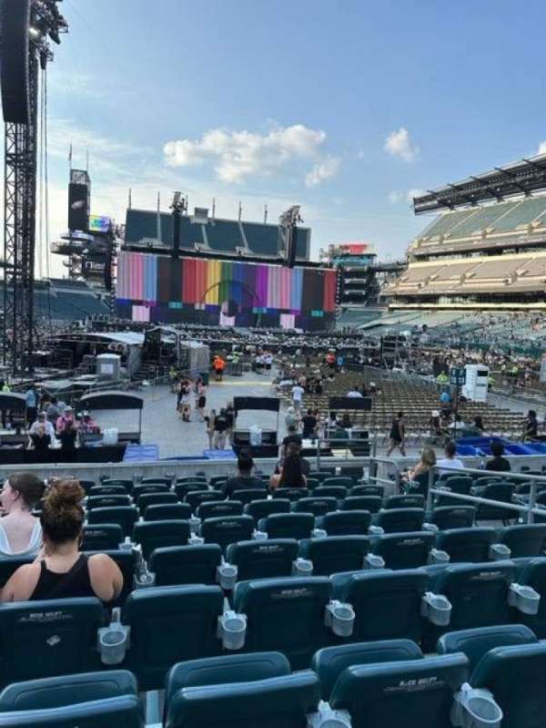 Lincoln Financial Field, section: 109, row: 10, seat: 7