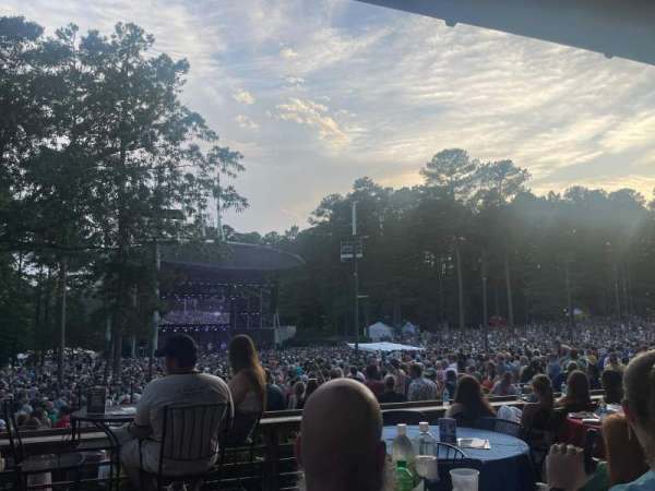 Koka Booth Amphitheatre, section: Table, seat: CC