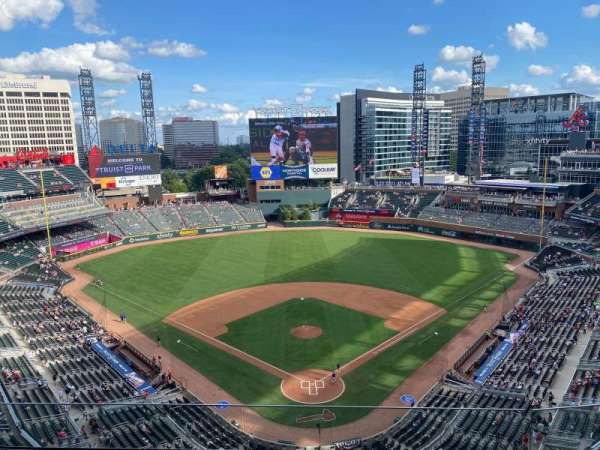 Truist Park, section: 426, row: 6, seat: 17
