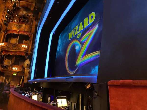 The London Palladium, section: Stalls, row: A, seat: 4