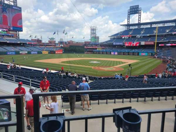 Citizens Bank Park, section: 125, row: 27, seat: 15