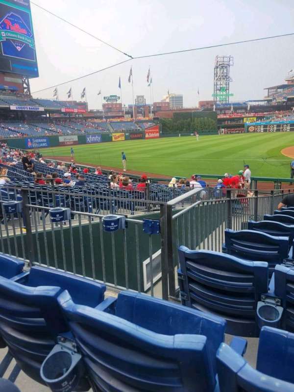 Citizens Bank Park, section: 132, row: 15, seat: 11