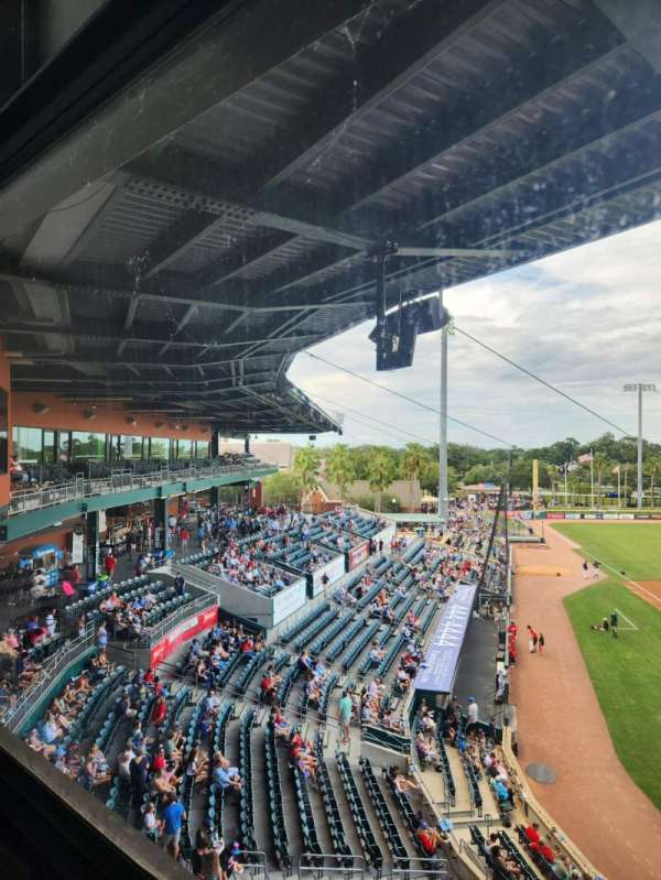 VyStar Ballpark, section: Wheelhouse, row: A, seat: 1