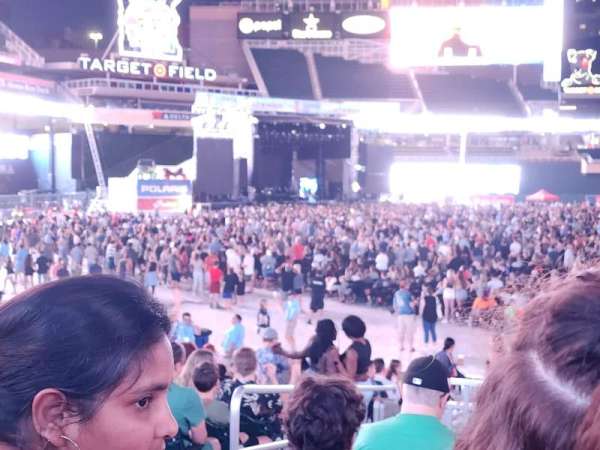 Target Field, section: 123, row: 5, seat: 15