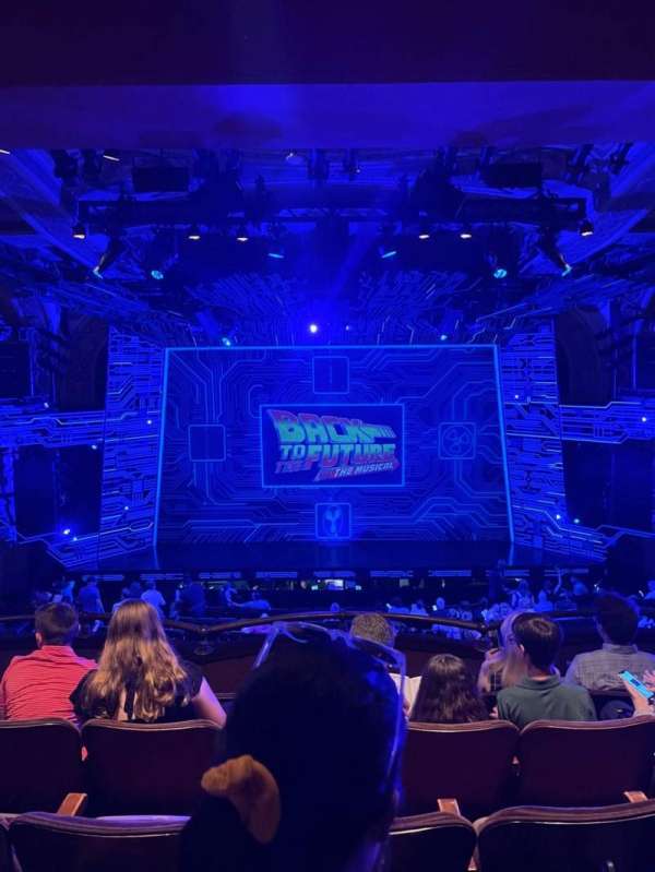 Winter Garden Theatre, section: MEZZANINE RC, row: E, seat: 105