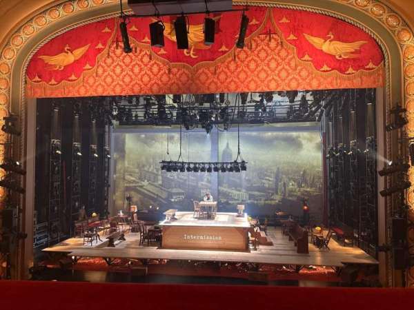 Bernard B. Jacobs Theatre, section: Mezzanine C, row: A, seat: 5