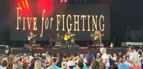 Atlantic Union Bank Pavilion, section: Gold C, row: A, seat: 20