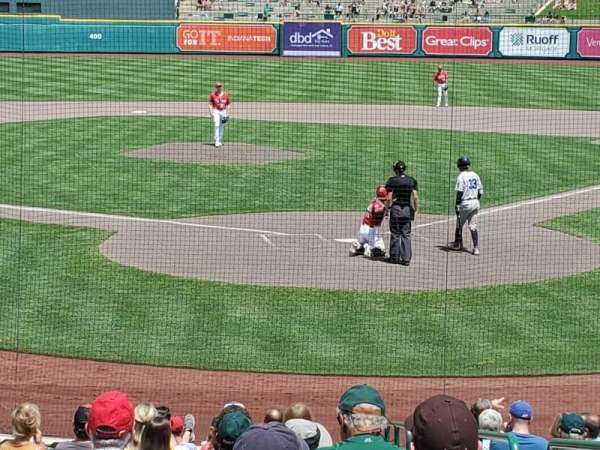Parkview Field, section: 109, row: T, seat: 2