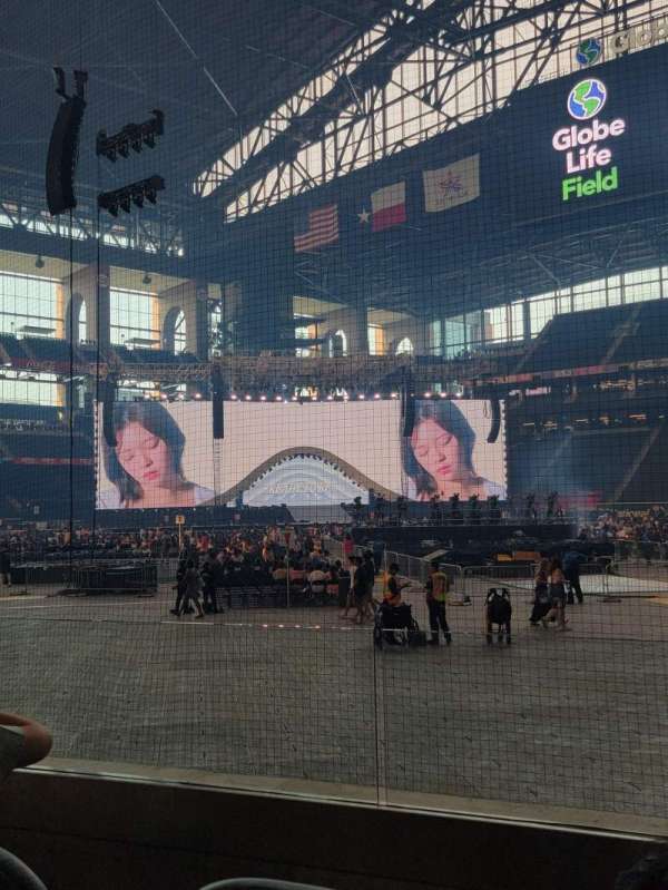Globe Life Field, section: 11, row: 3, seat: 9