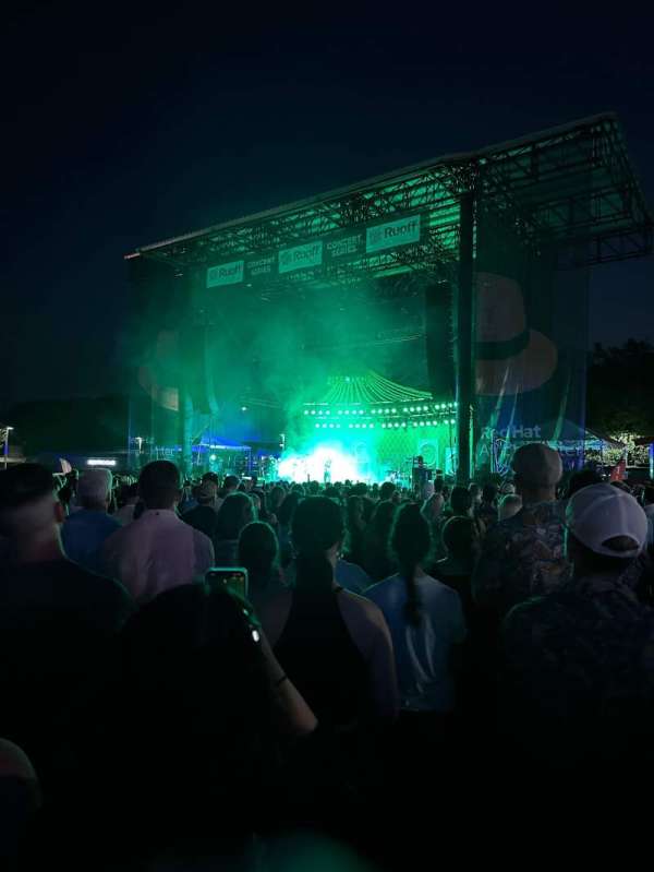 Red Hat Amphitheater, section: 1, row: DD, seat: 19