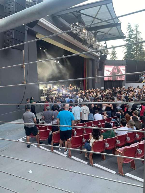 The Greek Theatre, section: LOGE, row: A, seat: 1